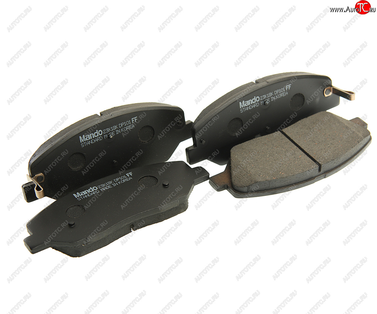 2 799 р. Колодки тормозные передние (4шт.) MANDO Hyundai Santa Fe SM (2000-2012)  с доставкой в г. Пермь