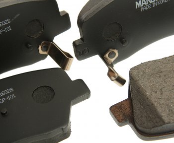 1 499 р. Колодки тормозные передние R15 (4шт.) MANDO Hyundai I30 3 PD универсал (2017-2020)  с доставкой в г. Пермь. Увеличить фотографию 2