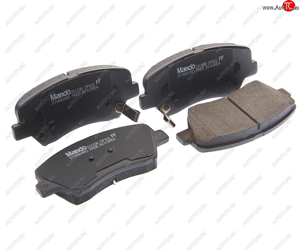 2 779 р. Колодки тормозные передние (4шт.) R15 MANDO Hyundai I30 3 PD хэтчбэк (2017-2020)  с доставкой в г. Пермь