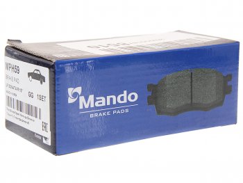 1 199 р. Колодки тормозные дисковые передние (4шт.) MANDO Hyundai Elantra MD рестайлинг (2013-2016)  с доставкой в г. Пермь. Увеличить фотографию 2