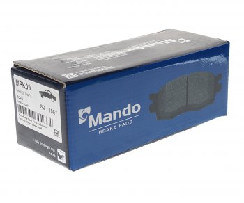 1 079 р. Колодки тормозные передние (4шт.) MANDO KIA Bongo 4 PU дорестайлинг (2004-2012)  с доставкой в г. Пермь. Увеличить фотографию 2