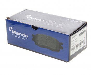 2 459 р. Колодки тормозные передние (4шт.) MANDO Nissan March 3 K12 хэтчбэк 5 дв. правый руль 1-ый рестайлинг (2005-2007)  с доставкой в г. Пермь. Увеличить фотографию 3