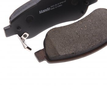 1 599 р. Колодки тормозные передние (4шт.) MANDO Honda CR-V RE1,RE2,RE3,RE4,RE5,RE7 дорестайлинг (2007-2010)  с доставкой в г. Пермь. Увеличить фотографию 2