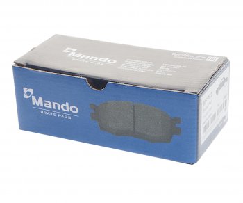 1 329 р. Колодки тормозные передние (4шт.) MANDO Peugeot 306 (1993-2002)  с доставкой в г. Пермь. Увеличить фотографию 2