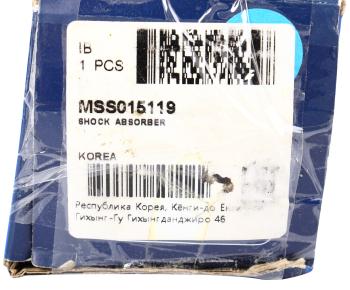 2 669 р. Амортизатор KIA Sportage (94-03) задний левый/правый газовый MANDO MANDO mss015119 MANDO mss015119  с доставкой в г. Пермь. Увеличить фотографию 4