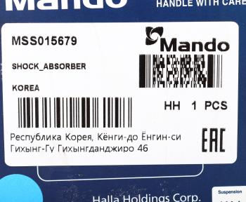 3 599 р. Амортизатор HONDA Accord (92-96) передний правый газовый MANDO MANDO mss015679 MANDO mss015679  с доставкой в г. Пермь. Увеличить фотографию 3