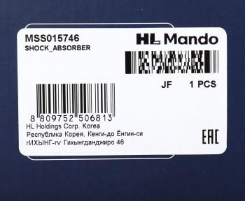 3 679 р. Амортизатор SUZUKI Liana (01-08) передний правый газовый MANDO MANDO mss015746  с доставкой в г. Пермь. Увеличить фотографию 4