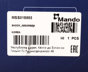 3 399 р. Амортизатор TOYOTA Corolla (E110) передний правый газовый MANDO MANDO mss015883 MANDO mss015883  с доставкой в г. Пермь. Увеличить фотографию 4