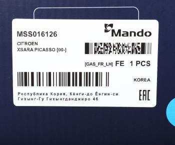 3 679 р. Амортизатор CITROEN Berlingo передний левый газовый MANDO MANDO mss016126  с доставкой в г. Пермь. Увеличить фотографию 4