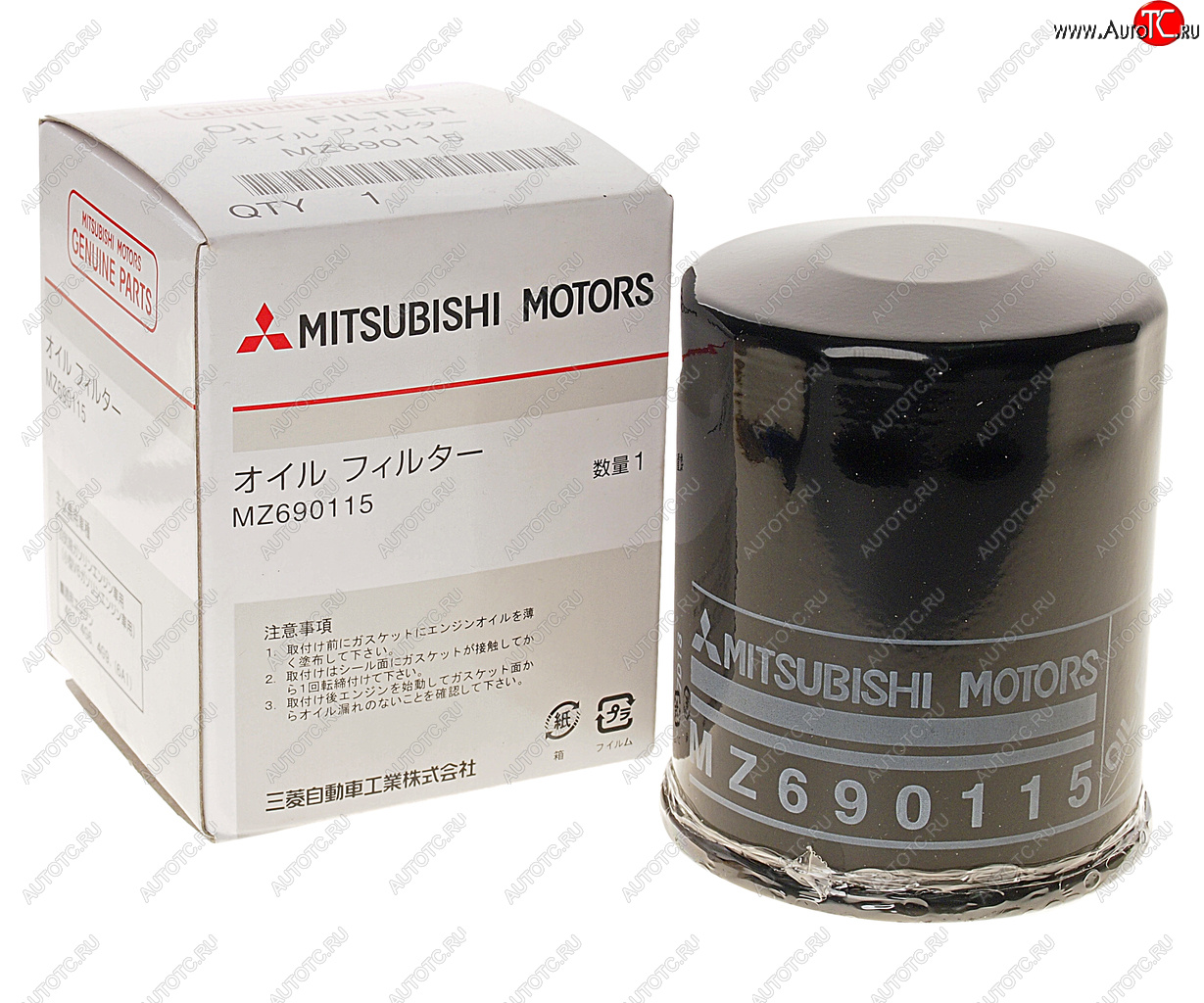 1 349 р. Фильтр масляный MITSUBISHI OE MITSUBISHI mz690115  с доставкой в г. Пермь