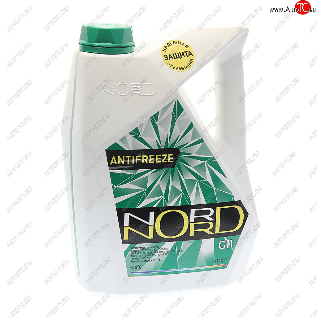 1 089 р. Антифриз зеленый -40C 5кг NORD NORD ng20362  с доставкой в г. Пермь