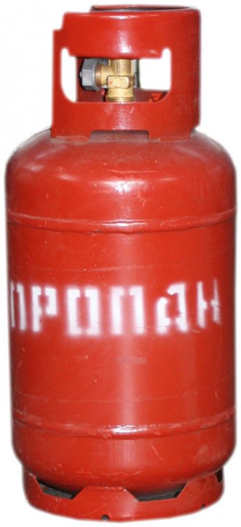 Баллон газовый пропан 12л 1.6МПа с вентилем НГЗА НГЗА нгза 12л
