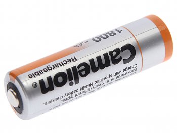 399 р. Батарейка AA HR6 1.2V аккумулятор Ni-MH 1800mAh блистер 2шт. (цена за 1шт.) CAMELION CAMELION nh-aa1800bp2  с доставкой в г. Пермь. Увеличить фотографию 2