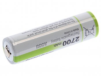 539 р. Батарейка AA HR6 1.2V аккумулятор Ni-MH 2700mAh бокс 2шт. (цена за 1шт.) CAMELION CAMELION nh-aa2700bp2  с доставкой в г. Пермь. Увеличить фотографию 2