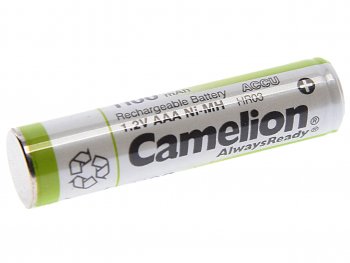 Батарейка AAA HR03 1.2V аккумулятор Ni-MH 1100mAh блистер 2шт. (цена за 1шт.) Always Ready CAMELION CAMELION nh-aaa1100bp2ar