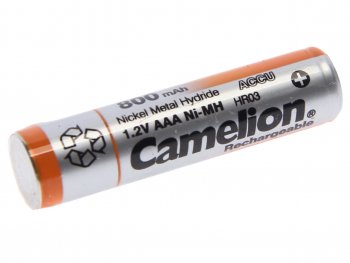 Батарейка AAA HR03 1.2V аккумулятор Ni-MH 800mAh блистер 2шт. (цена за 1шт.) CAMELION CAMELION nh-aaa800bp2
