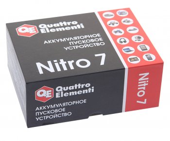 4 799 р. Устройство пусковое 12V 400A 7500мАч (power bank) QUATTRO ELEMENTI QUATTRO ELEMENTI nitro 7  с доставкой в г. Пермь. Увеличить фотографию 2
