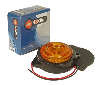 Фонарь габаритный LED 24V, круглый желтый (d=55мм 10-светодиодов,солнышко) NOKTA NOKTA нк-0047led ж NOKTA нк-0047led ж