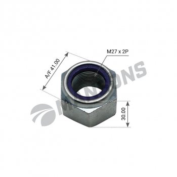 Гайка М27х2 SCHMITZ MANSONS MANSONS nln102