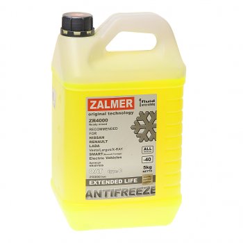 Антифриз желтый -40C ZR4000 NR OAT 5кг ZALMER ZALMER nr40y005