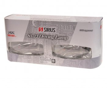 1 159 р. Фара дальнего света 12V 160х80мм белая комплект SIRIUS SIRIUS ns-23w  с доставкой в г. Пермь. Увеличить фотографию 3