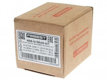 1 559 р. Втулка амортизатора NISSAN Almera (G15RA) (12-) (1.6) заднего комплект FEBEST FEBEST nsb-g15rar-kit  с доставкой в г. Пермь. Увеличить фотографию 2