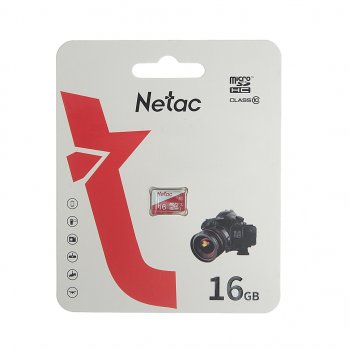 329 р. Карта памяти 16GB MicroSD class 10 NETAC NETAC nt02p500eco-016g-s  с доставкой в г. Пермь. Увеличить фотографию 1