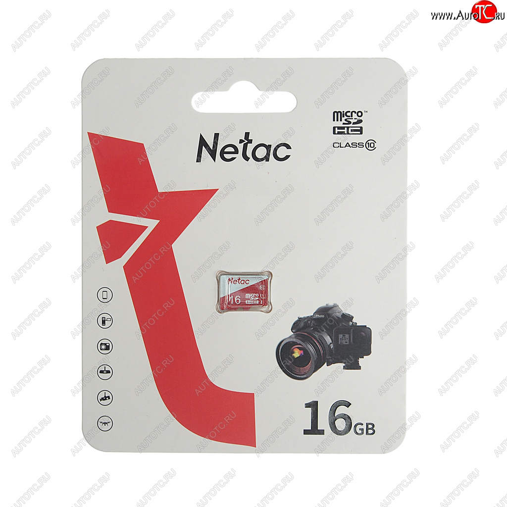 329 р. Карта памяти 16GB MicroSD class 10 NETAC NETAC nt02p500eco-016g-s  с доставкой в г. Пермь