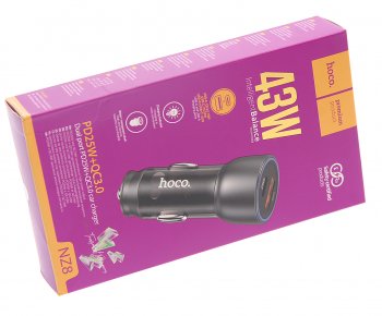 729 р. Устройство зарядное в прикуриватель 1USB + 1 Type C 12V HOCO HOCO nz8 brown HOCO nz8 brown  с доставкой в г. Пермь. Увеличить фотографию 3