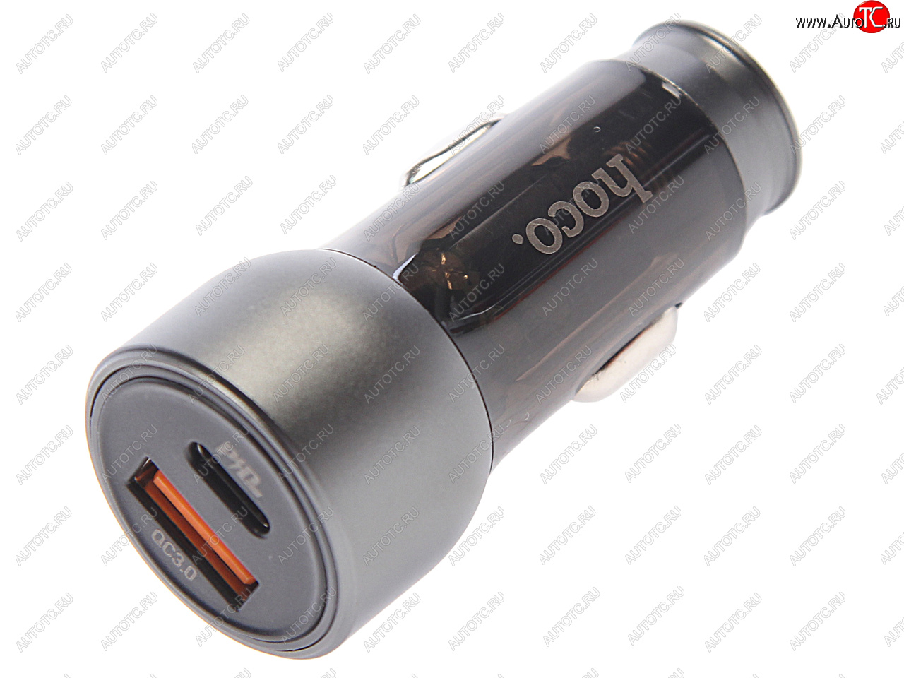 729 р. Устройство зарядное в прикуриватель 1USB + 1 Type C 12V HOCO HOCO nz8 brown HOCO nz8 brown  с доставкой в г. Пермь