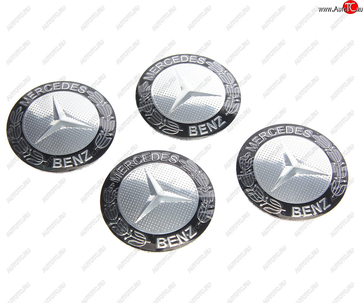 241 р. Эмблема диска колесного MERCEDES (5.6см) металл комплект 4шт. MASHINOKOM MASHINOKOM nzd 036  с доставкой в г. Пермь