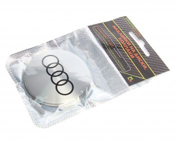 273 р. Эмблема диска колесного AUDI сер. (6см) металл комплект 4шт. MASHINOKOM MASHINOKOM nzd6 010  с доставкой в г. Пермь. Увеличить фотографию 2