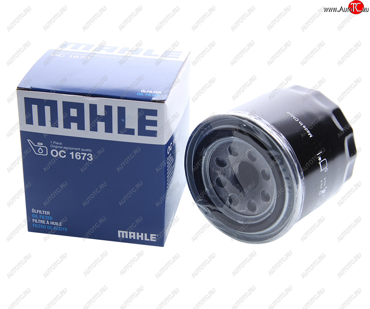 569 р. Фильтр масляный HYUNDAI i40,ix35,i20 KIA Rio (11-) MAHLE MAHLE oc1673  с доставкой в г. Пермь