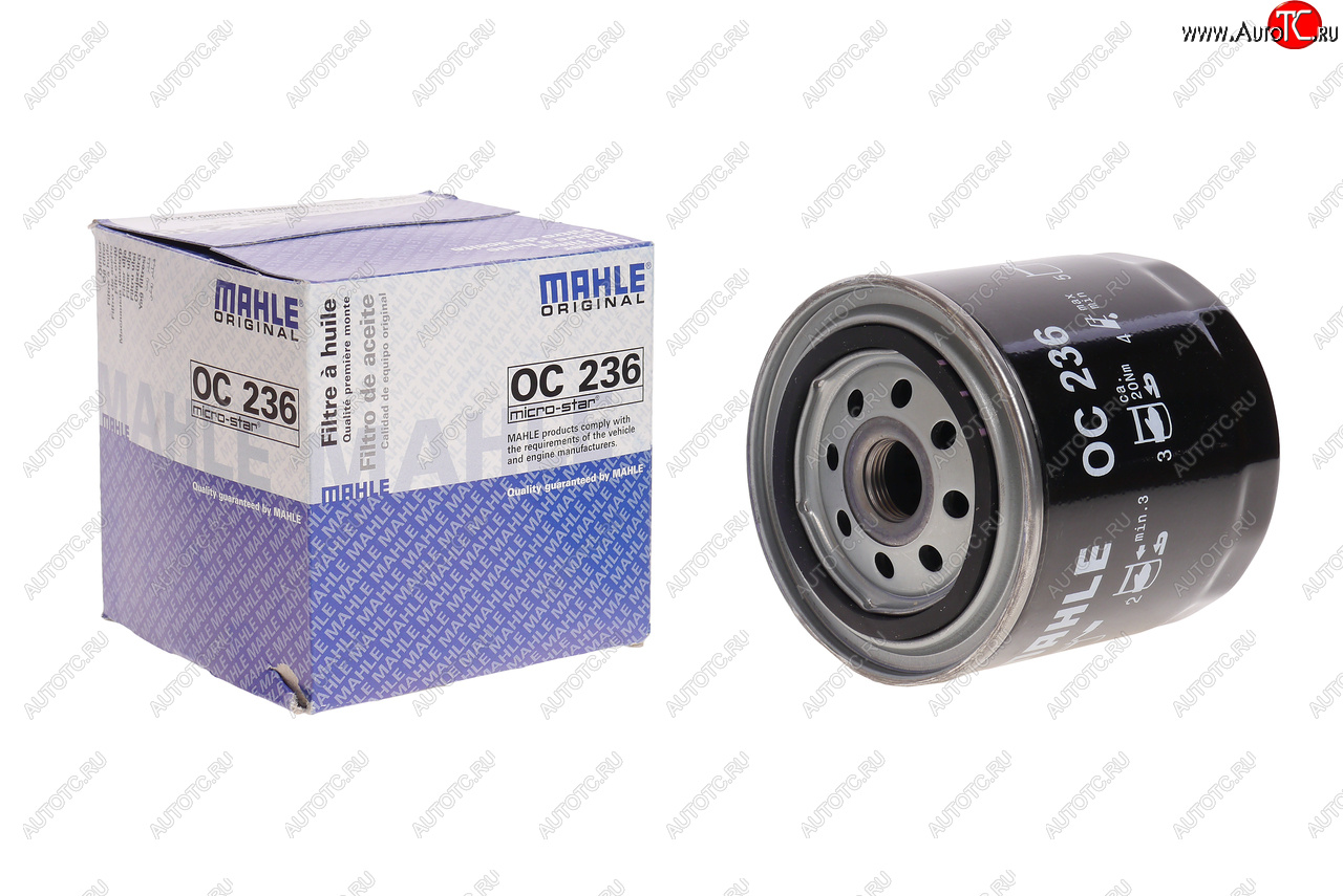 669 р. Фильтр масляный NISSAN CHRYSLER JEEP MAHLE MAHLE oc236  с доставкой в г. Пермь