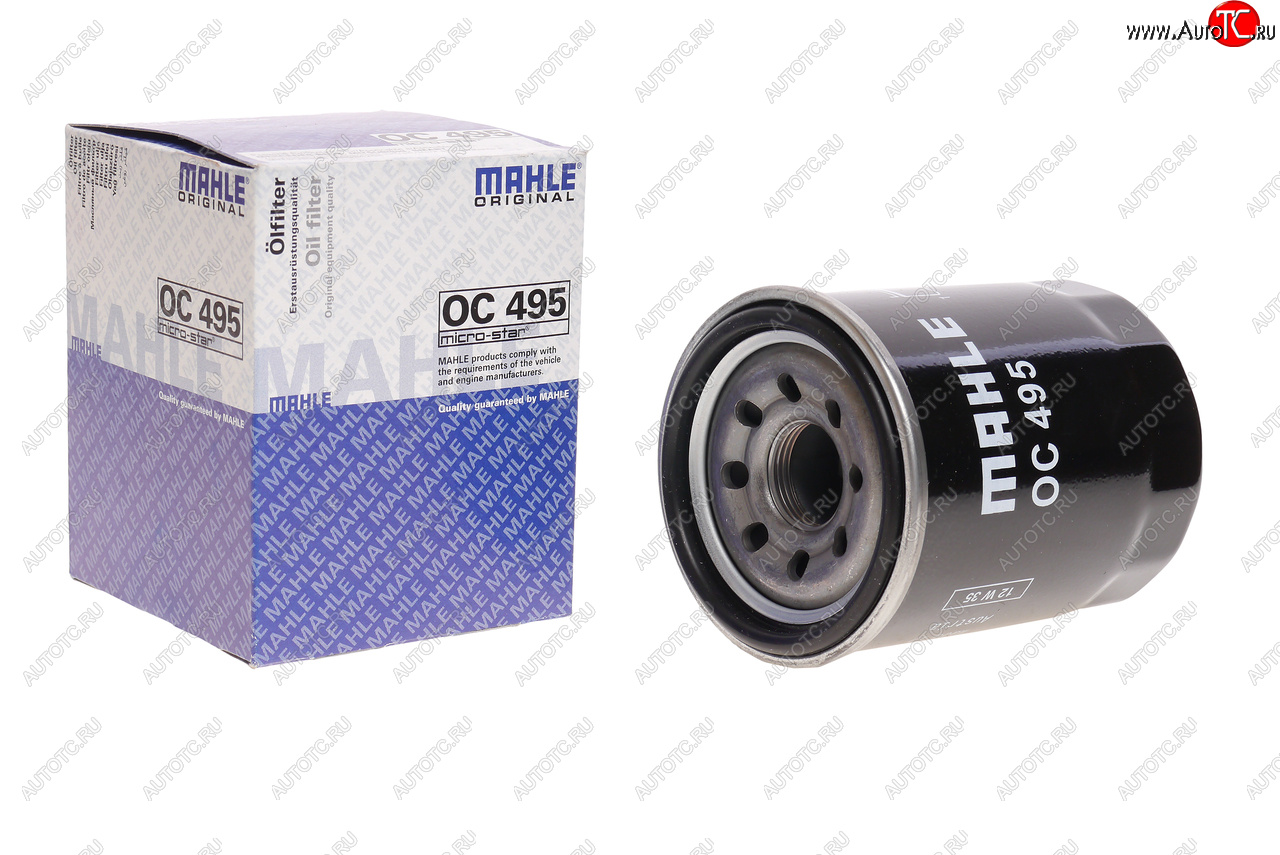 939 р. Фильтр масляный MITSUBISHI Lancer 10 (09-) (1.5) MAHLE MAHLE oc495  с доставкой в г. Пермь