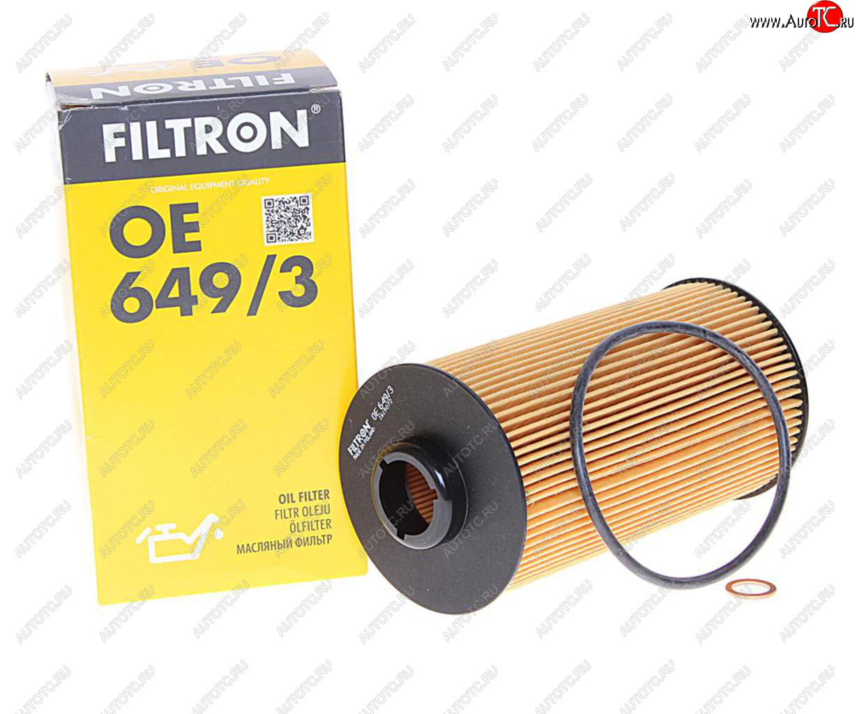 589 р. Фильтр масляный LAND ROVER Range Rover (02-05) (4.4) BMW 5 (E34,E39) (M60M62) FILTRON FILTRON oe6493  с доставкой в г. Пермь