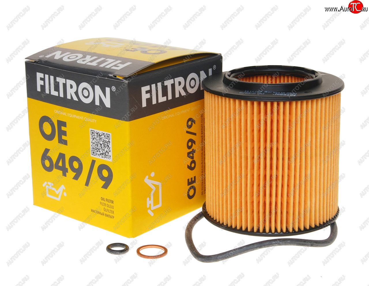 529 р. Фильтр масляный BMW 5 (E60),3 (E90),1 (E81),X3 (E83),X5 (E70),7 (E65),6 (E63) FILTRON FILTRON oe6499  с доставкой в г. Пермь
