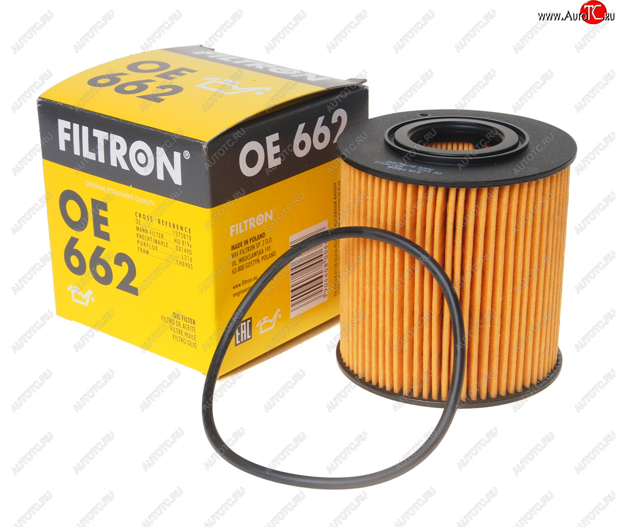 449 р. Фильтр масляный VOLVO S60,S80,XC70 (00-),XC70 2 (07-),V70 2 (00-) FILTRON FILTRON oe662  с доставкой в г. Пермь