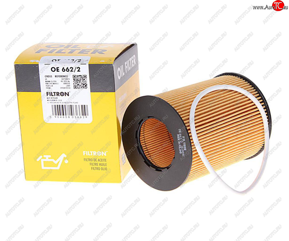 829 р. Фильтр масляный LAND ROVER Freelander (06-12) (3.2) VOLVO S80 (06-),XC70 (07-) (3.03.2) FILTRON FILTRON oe6622  с доставкой в г. Пермь
