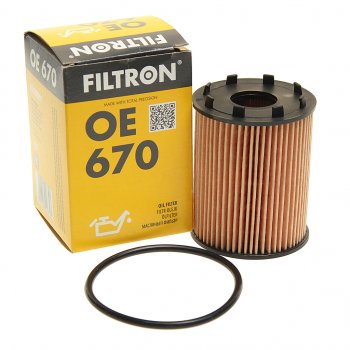 299 р. Фильтр масляный OPEL Astra H,Agila,Meriva,Corsa (03-) (D1.3 CDTI) FILTRON FILTRON oe670  с доставкой в г. Пермь. Увеличить фотографию 2
