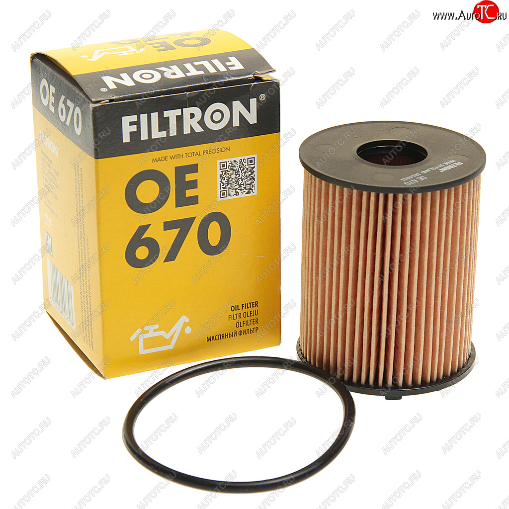 299 р. Фильтр масляный OPEL Astra H,Agila,Meriva,Corsa (03-) (D1.3 CDTI) FILTRON FILTRON oe670  с доставкой в г. Пермь