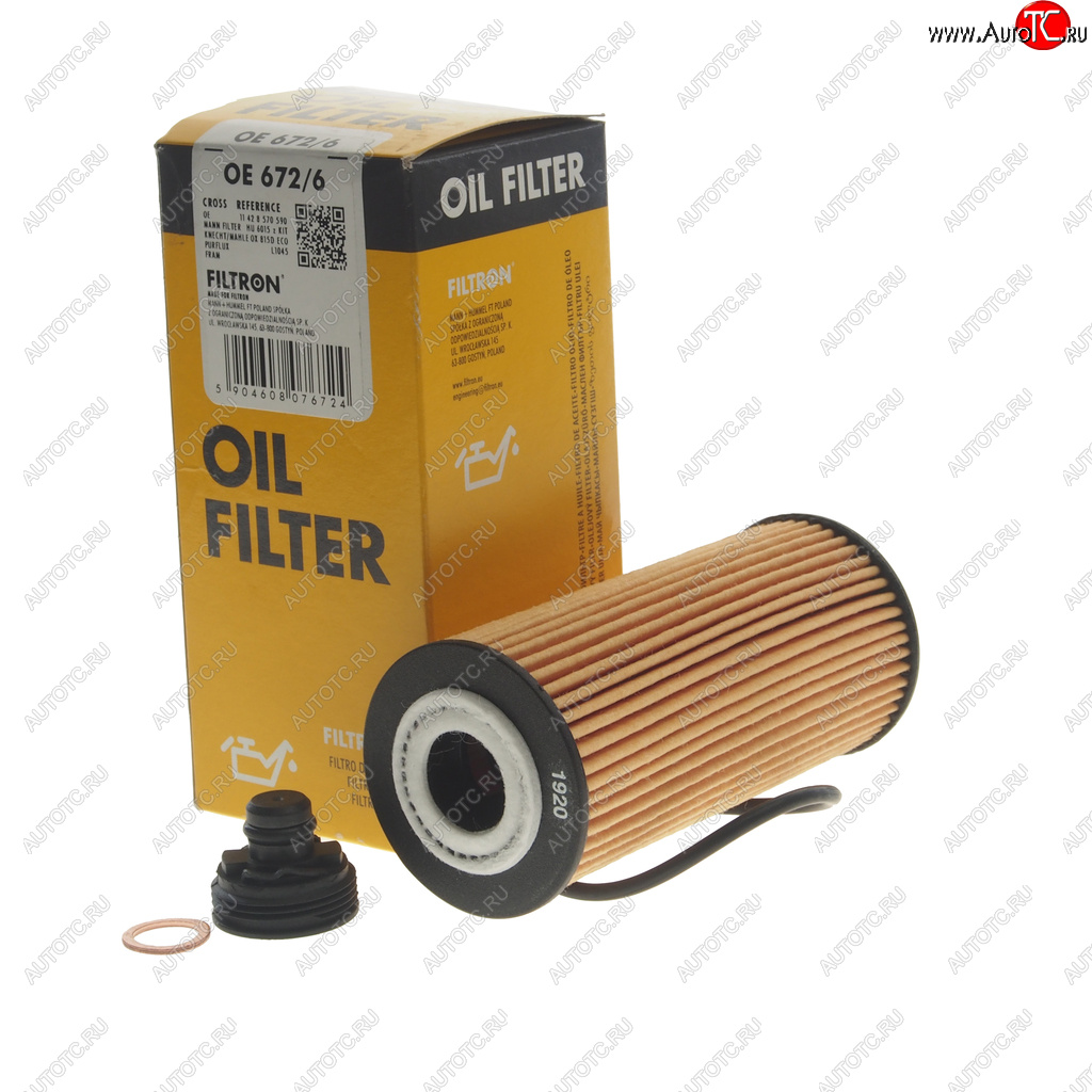 1 059 р. Фильтр масляный MINI (F56) (1.21.52.0) FILTRON FILTRON oe6726  с доставкой в г. Пермь