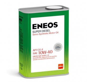 989 р. Масло дизельное SUPER DIESEL CG-4 10W40 псинт.0.940л ENEOS ENEOS oil1325  с доставкой в г. Пермь. Увеличить фотографию 1