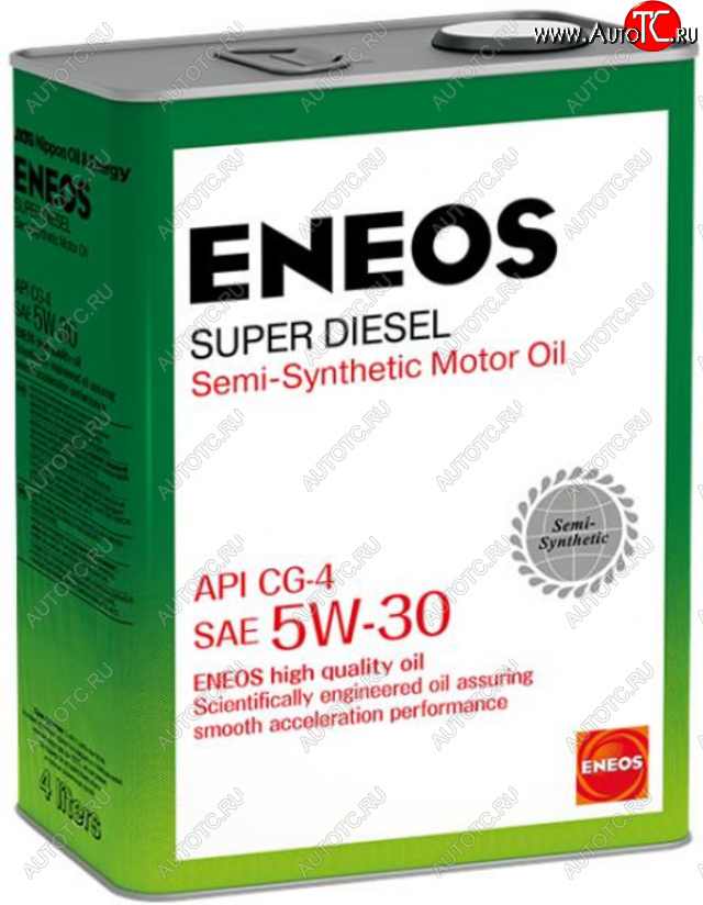 3 179 р. Масло дизельное SUPER DIESEL CG-4 5W30 п/синт.4л ENEOS ENEOS oil1333 ENEOS oil1333  с доставкой в г. Пермь
