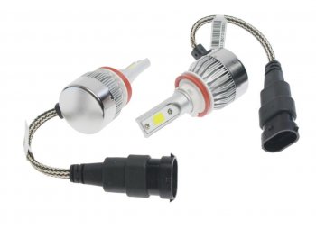 779 р. Лампа светодиодная 12V H11 PGJ19-2 2400LM 2шт. Standart OMEGALIGHT OMEGALIGHT olledh11st-2  с доставкой в г. Пермь. Увеличить фотографию 1