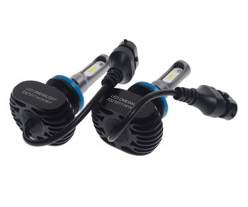 1 369 р. Лампа светодиодная 12V H11 PGJ19-2 2500Lm (2шт.) Ultra OMEGALIGHT OMEGALIGHT olledh11ul-2  с доставкой в г. Пермь. Увеличить фотографию 2