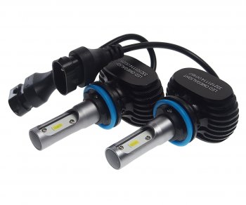 1 369 р. Лампа светодиодная 12V H11 PGJ19-2 2500Lm (2шт.) Ultra OMEGALIGHT OMEGALIGHT olledh11ul-2  с доставкой в г. Пермь. Увеличить фотографию 3