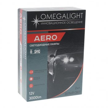 2 059 р. Лампа светодиодная 12V H27 PG13 3000Lm (2шт.) Aero OMEGALIGHT OMEGALIGHT olledh27aero-2  с доставкой в г. Пермь. Увеличить фотографию 3