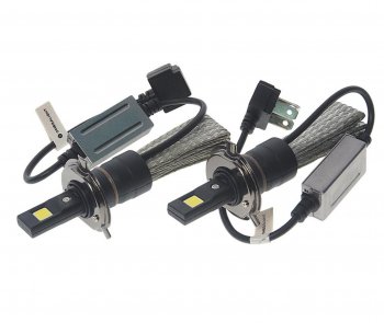 2 299 р. Лампа светодиодная 12V H4 P43t-38 3000Lm (2шт.) Aero OMEGALIGHT OMEGALIGHT olledh4aero-2  с доставкой в г. Пермь. Увеличить фотографию 1
