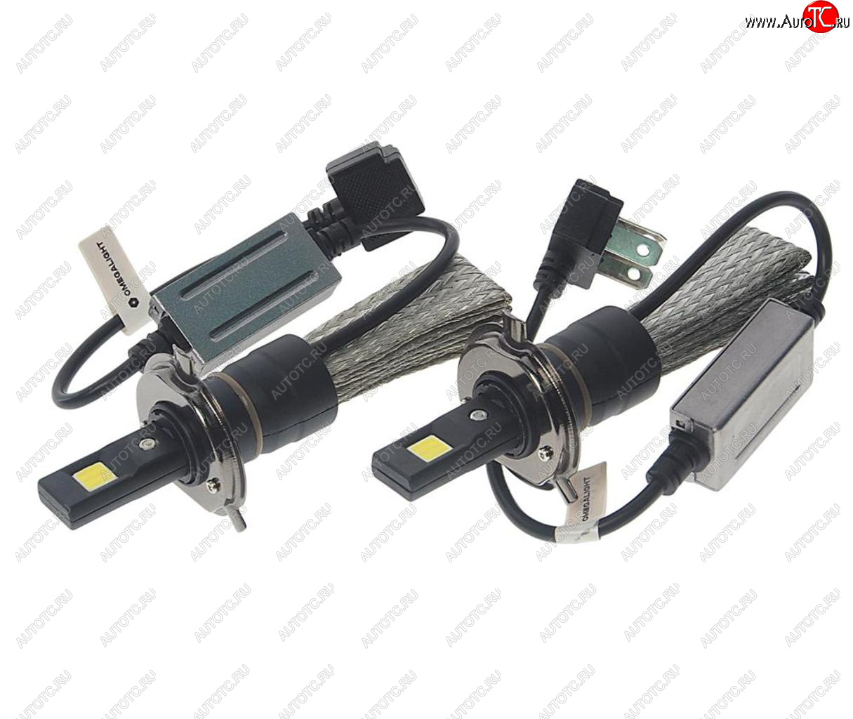 2 299 р. Лампа светодиодная 12V H4 P43t-38 3000Lm (2шт.) Aero OMEGALIGHT OMEGALIGHT olledh4aero-2  с доставкой в г. Пермь